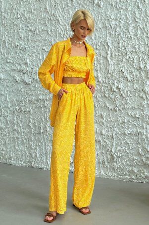 Jadone Fashion: Костюм-трійка Шторм жовтий - фото 8