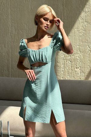 Jadone Fashion: Сукня Альфа оливка - фото 5