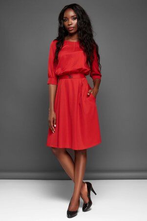Jadone Fashion: Платье Бетти червоний - фото 1