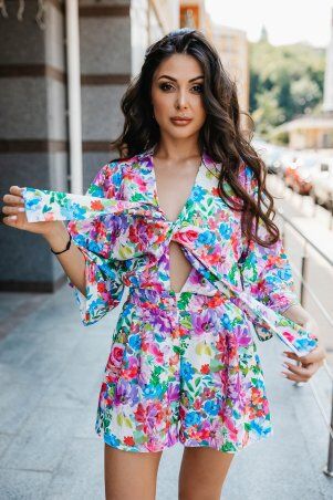 Jadone Fashion: Ромпер Геміле блакитний - фото 6