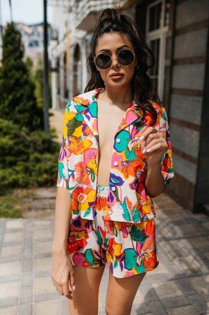 Jadone Fashion: Костюм з шортами Коста комбінований_1 - фото 5