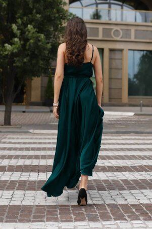 Jadone Fashion: Сукня Бьонсі смарагдовий (ізумруд) - фото 2