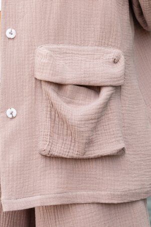 Jadone Fashion: Костюм з брюками Фортуна мокко - фото 6