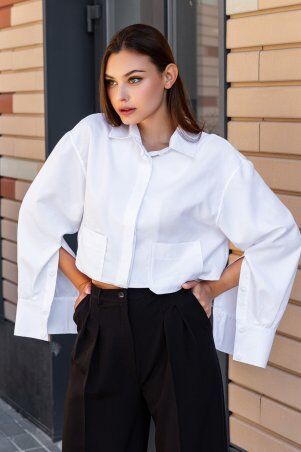 Jadone Fashion: Сорочка Світ білий - фото 4