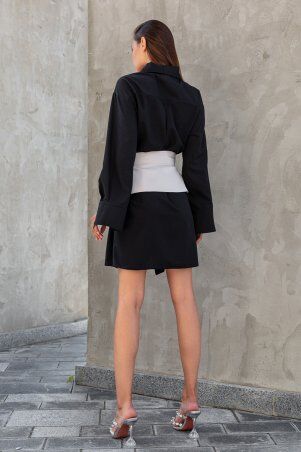 Jadone Fashion: Сукня-сорочка Сансет без портупеї чорний - фото 3