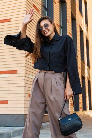 Jadone Fashion: Сорочка Світ чорний - фото 3