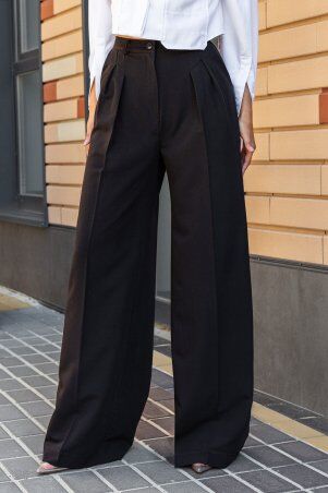 Jadone Fashion: Брюки-палаццо Джил чорний - фото 1