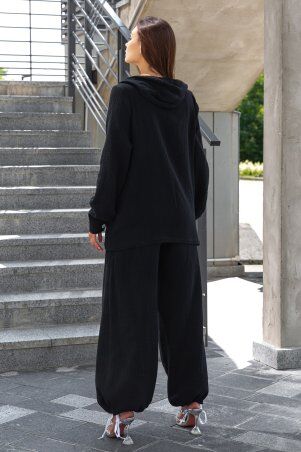 Jadone Fashion: Костюм з брюками Фортуна чорний - фото 10