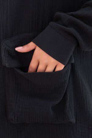Jadone Fashion: Костюм з брюками Фортуна чорний - фото 7