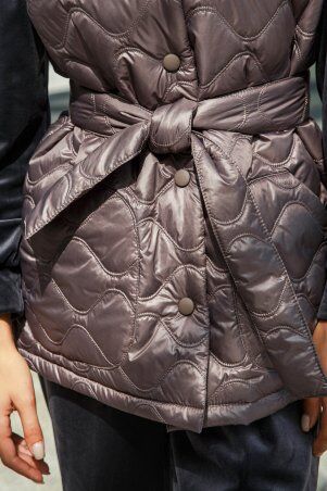 Jadone Fashion: Подовжений жилет Міда чорника - фото 8