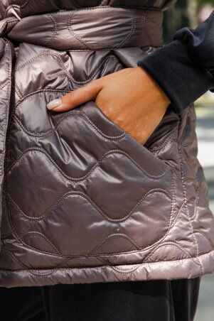 Jadone Fashion: Подовжений жилет Міда чорника - фото 9