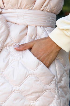 Jadone Fashion: Подовжений жилет Міда бежевий - фото 5