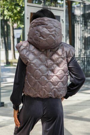 Jadone Fashion: Жилет Ліфа чорника - фото 5