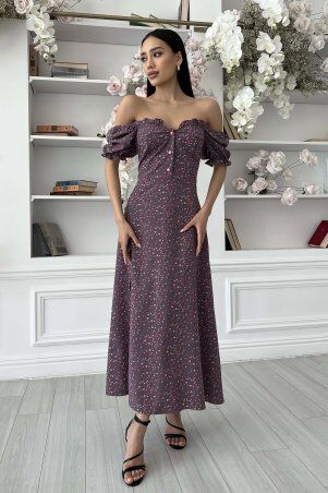 Jadone Fashion: Сукня Амбі чорника - фото 4