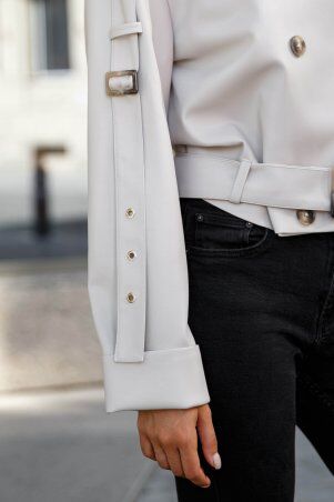 Jadone Fashion: Куртка Фол білий - фото 5