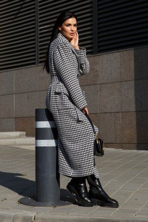 Jadone Fashion: Пальто Джамбі чорний - фото 11