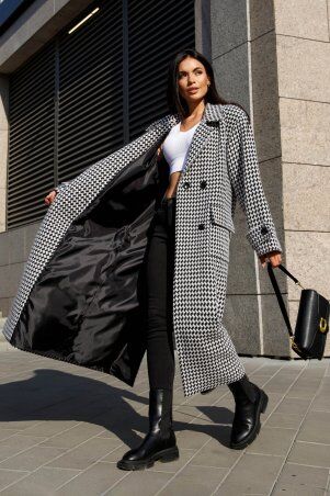 Jadone Fashion: Пальто Джамбі чорний - фото 2