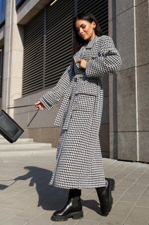 Jadone Fashion: Пальто Джамбі чорний - фото 5