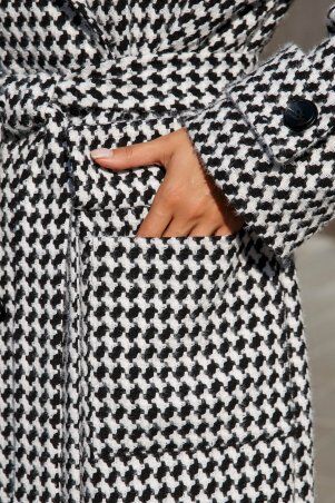 Jadone Fashion: Пальто Джамбі чорний - фото 8