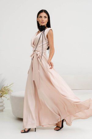 Jadone Fashion: Платье Фурор бежевий - фото 5