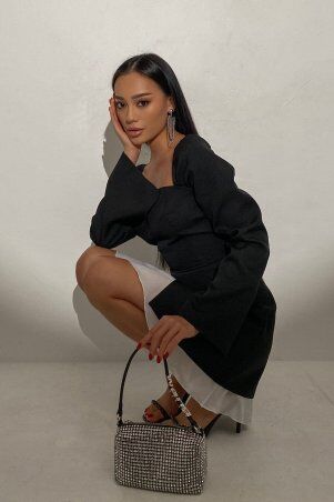 Jadone Fashion: Сукня Палома чорний - фото 3