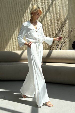 Jadone Fashion: Комбінезон Таліта білий - фото 6