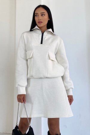 Jadone Fashion: Світшот Магда білий - фото 1
