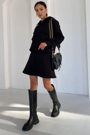 Jadone Fashion: Спідниця Альба чорний - фото 1