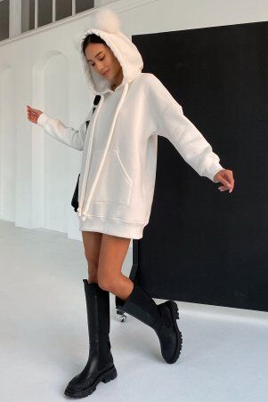 Jadone Fashion: Сукня-туніка Дженні білий - фото 3