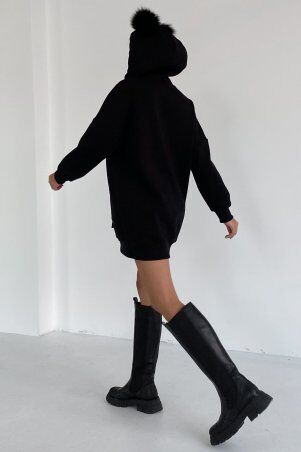 Jadone Fashion: Сукня-туніка Дженні чорний - фото 2