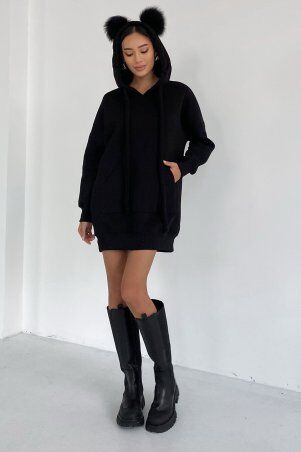 Jadone Fashion: Сукня-туніка Дженні чорний - фото 4