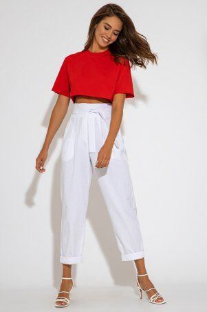 Itelle: Коротка червона футболка Едіт 8232 - фото 3