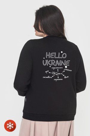 Garne: Утеплений світшот "HELLO UKRAINE" на флісі 9001251 - фото 2