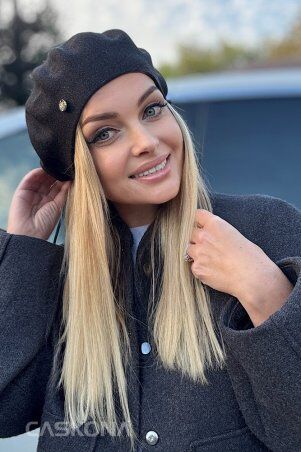 Caskona: SUNFLOWER БЕРЕТ графит SG 12824 - фото 2