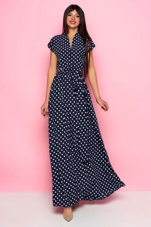 Jadone Fashion: Сукня Сюзанна темно-синій - фото 2