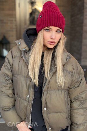 Caskona: JANE FLIP UNI ШАПКА вишневый SG 27132 - фото 4