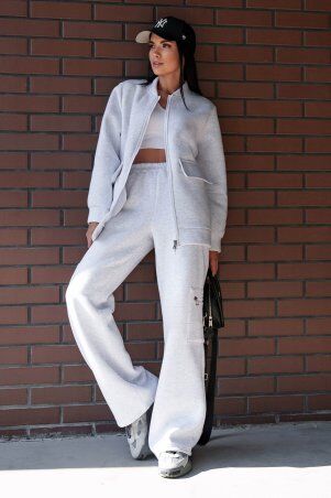 Jadone Fashion: Теплий костюм Ріджин Аксія меланж - фото 2