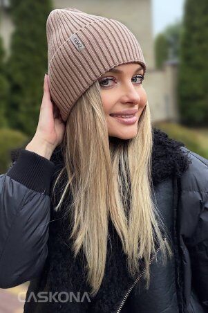 Caskona: NICOLETTA ШАПКА капучино SG 20653 - фото 2