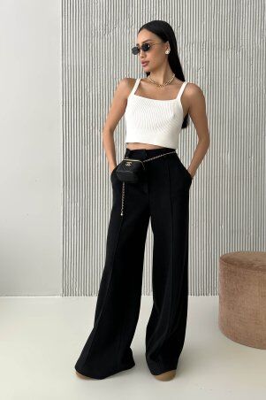 Jadone Fashion: Брюки Рідлі чорний - фото 1