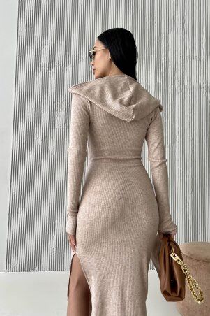 Jadone Fashion: Сукня Жозе бежевий - фото 3