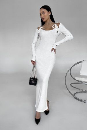Jadone Fashion: Сукня Кева білий - фото 4
