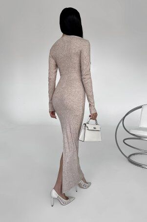 Jadone Fashion: Сукня Кева бежевий - фото 3