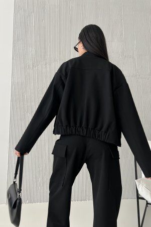 Jadone Fashion: Бомбер Баксі чорний - фото 3