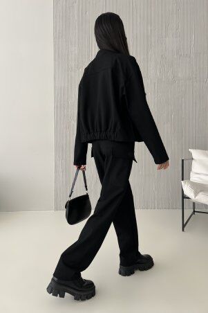 Jadone Fashion: Бомбер Баксі чорний - фото 4