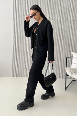 Jadone Fashion: Бомбер Баксі чорний - фото 7