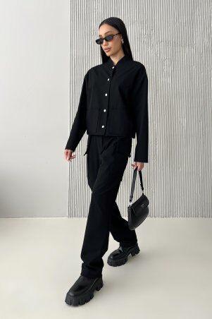 Jadone Fashion: Бомбер Баксі чорний - фото 8