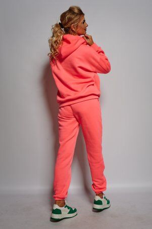 Bisou: Стильний теплий костюм неонового кольору 6020 - фото 4