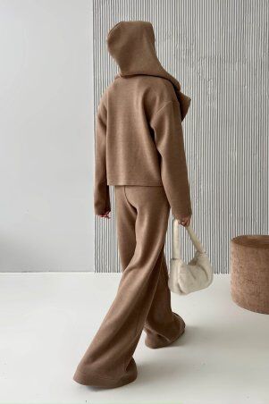 Jadone Fashion: Брюки Рідлі коричневий - фото 1