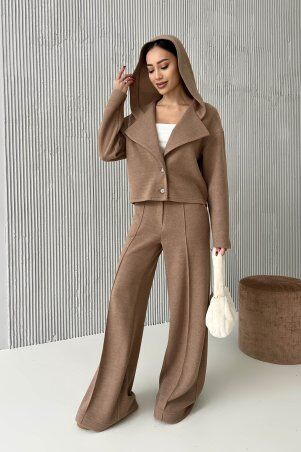 Jadone Fashion: Брюки Рідлі коричневий - фото 6