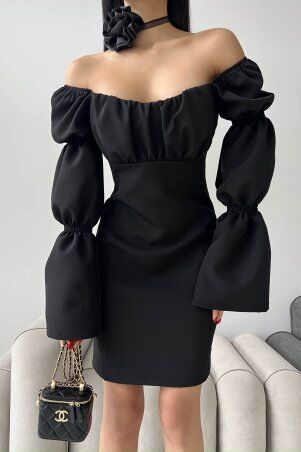 Jadone Fashion: Сукня Елада чорний - фото 3